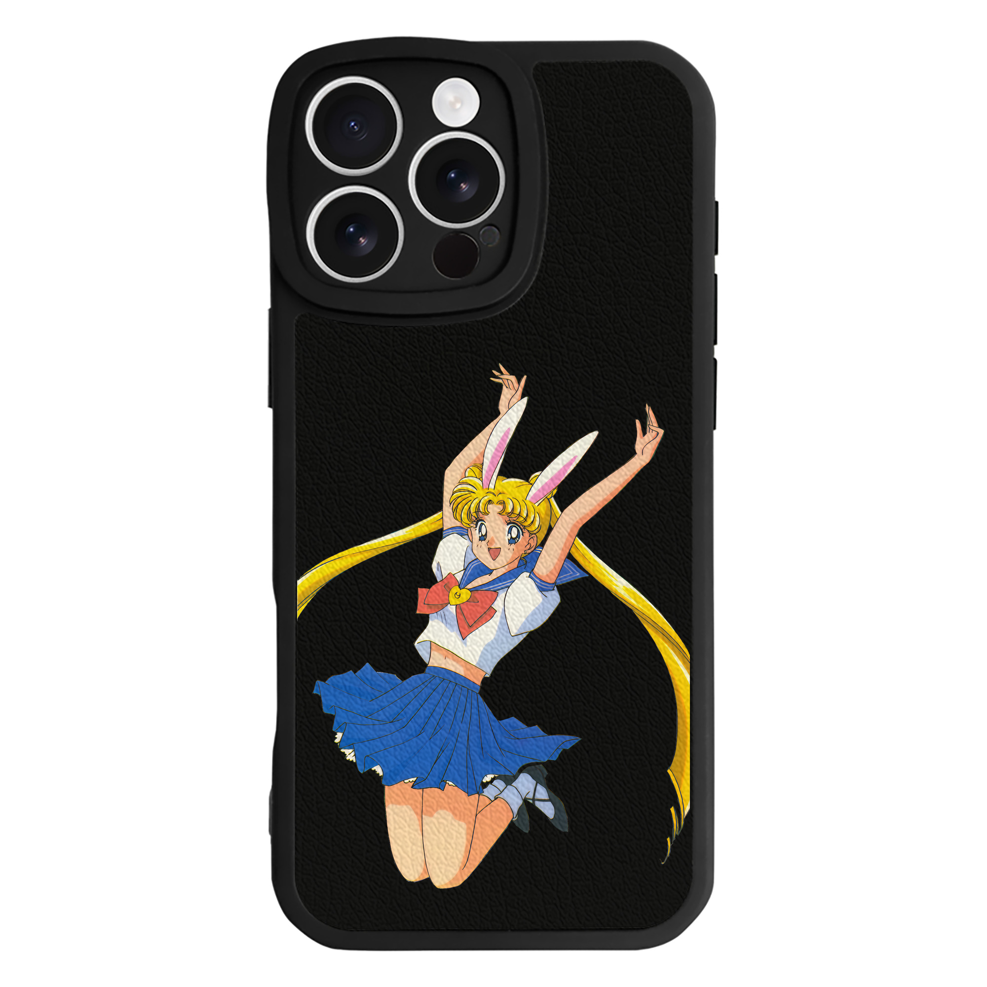 （画像用） 美少女戦士セーラームーン 愛野 美奈子 あいの みなこ Sailor Moon Aino Minako 【iPhone 16シリーズ対応】シリコンスマホケース（レザー調） 材質：シリコン